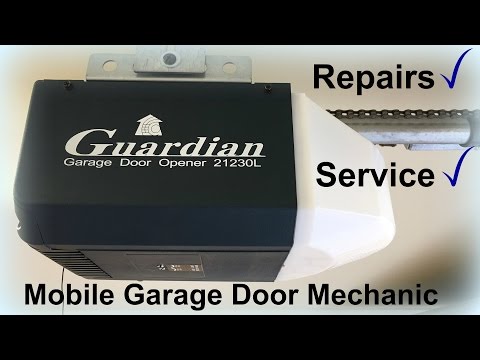 YouTube video about: Who manufactures guardian garage door openers?
