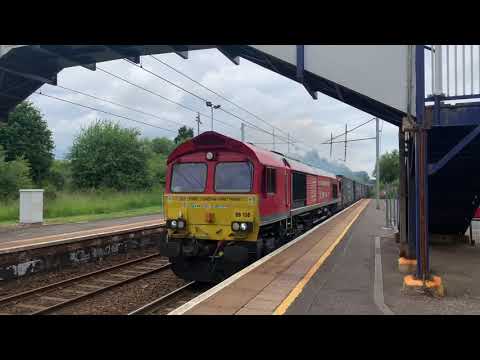 DB 66136 working 472U 1028 Grangemouth Tdg (Ews) to Daventry Int Rft Recep Rfd | 10/07/21