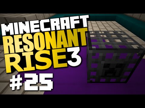 Minecraft Resonant Rise 3 #25 "Wither Soul Shard, Castle Progress, Angel Ring"