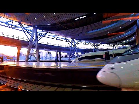 RailWay. Beijing and China from the window of the Bullet Train / Китай из окна скоростного поезда Video