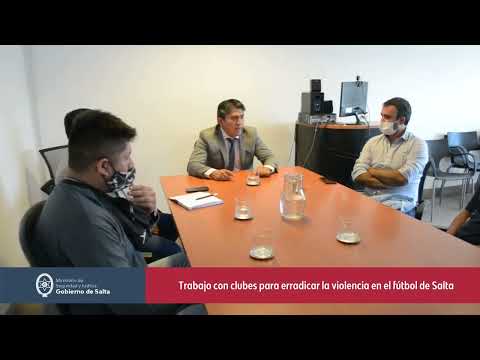 El Gobierno trabaja con clubes para erradicar la violencia en el fútbol de Salta
