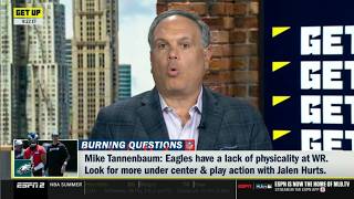 GET UP | Eagles might be EVEN SCARIER without AJ? - Tannenbaum on how Jalen Hurts under Sean Mannion