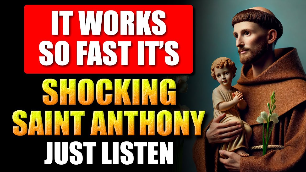 🛑URGENT MIRACLES ARE GRANTED WITH THIS PRAYER TO SAINT ANTHONY