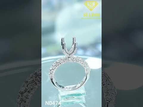 [Sĩ Linh Luxury ] Nhẫn Nữ Kim Cương Đơn Giản