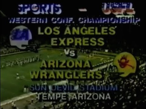 1984 USFL Week 20 - Western Conference Championship - Express vs. Wranglers