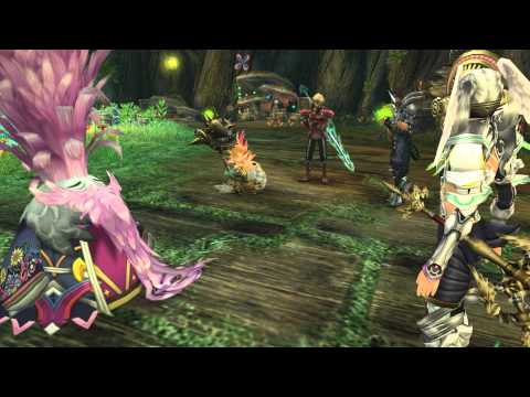 (Wii) Xenoblade Chronicles HD Cutscene 057c - Chief Dunga and the Bird Lady - JAPANESE