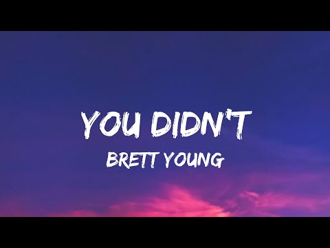 Brett Young - You Didn't (lyrics)