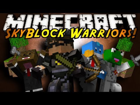 EPIC Skyblock Warriors in Minecraft!