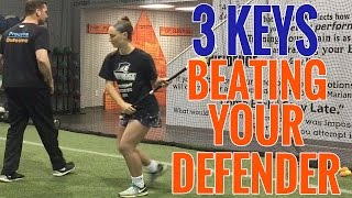 How to Beat Your Defender | Lacrosse Triangle Dodge Drill