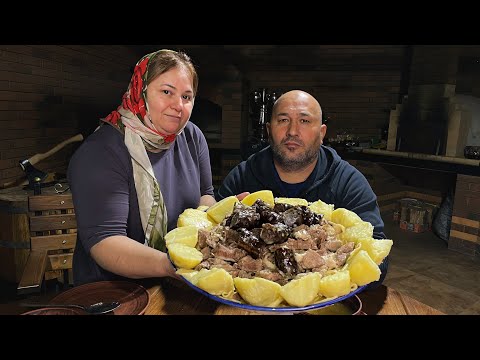 Beshbarmak is a legendary dish of Kazakhstan! A simple recipe