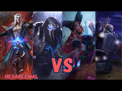 LEAGUE OF LEGENDS-PYKE-VS MISS FORTUNE-BLITZCRANK-BOT