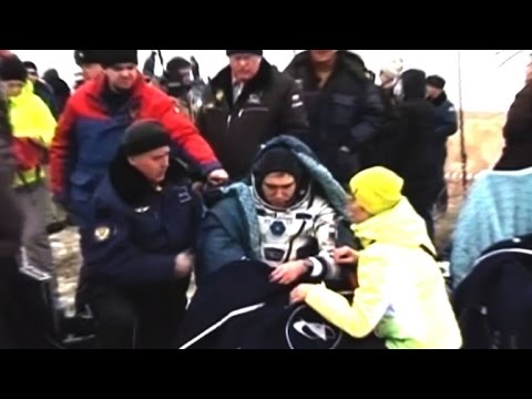 ISS-Raumfahrer nach einem Jahr zurück auf der Erde