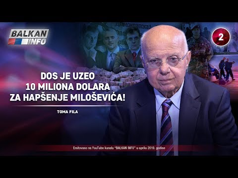 INTERVJU: Toma Fila -  DOS je uzeo 10 miliona dolara za hapšenje Miloševića! (11.4.2019)