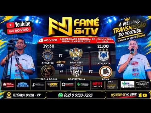 AO VIVO FANÉTV/REGIONAL FUTSAL E MÁSTER/BELA VISTA DE GOIÁS