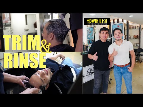 TRIM and RINSE I HAIR TREATMENT for MEN at EDWIN LISA...