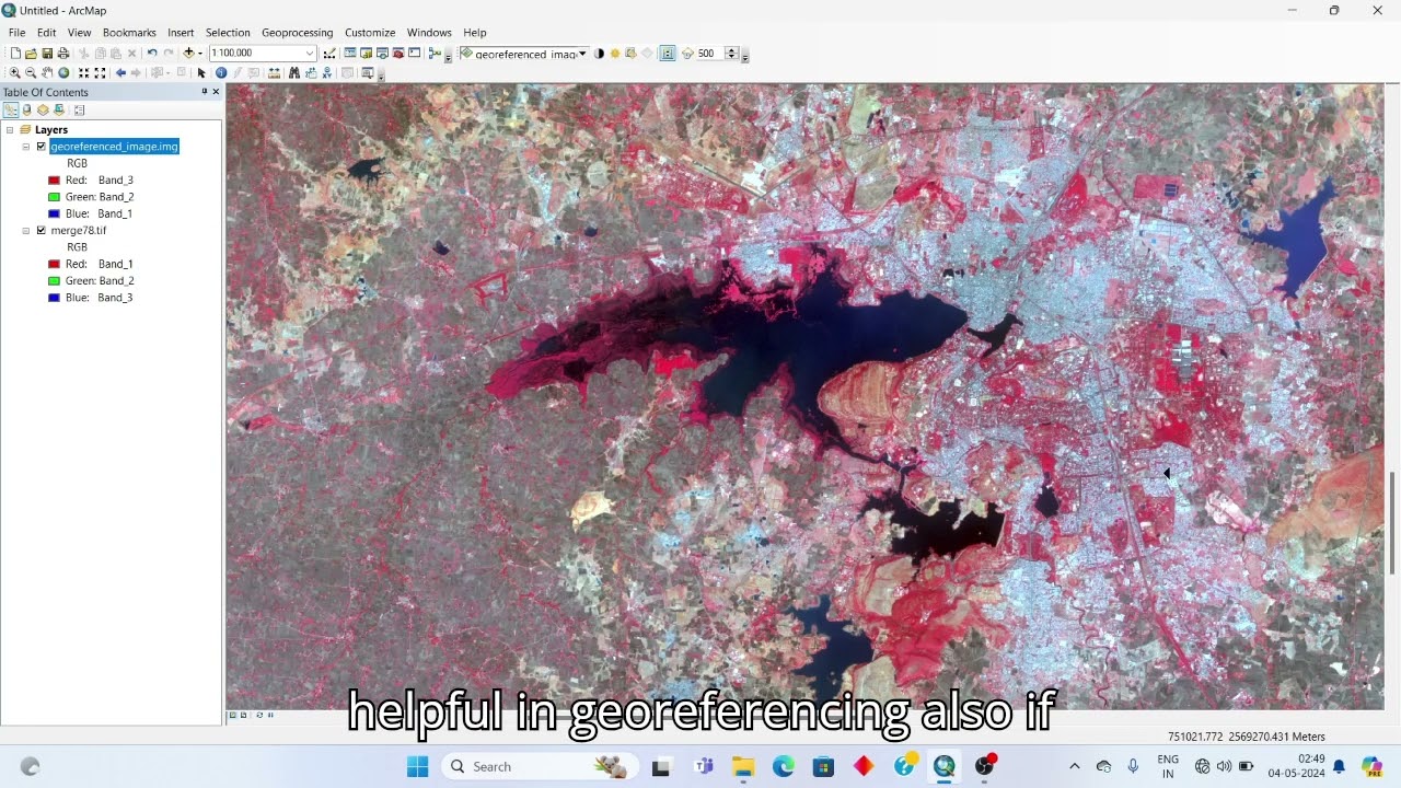 Swipe between Two layers in ArcGIS/ Swiping tool in ArcGIS. How to Compare Maps & Layers.