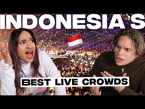 Indonesian Crowds are PASSIONATE... Latinos react to Indonesian MUSIC Crowds for the first time