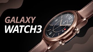 Galaxy Watch 3 com diversas funções de monitoramento de saúde
