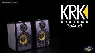 Video thumbnail for KRK GoAux 3 Powered Speakers- KRK sound quality in a mobile- friendly size - AmericanMusical.com by American Musical Supply