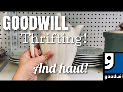 THIS GOODWILL HAD ONE OF MY MOST ADORABLE VINTAGE THRIFT FINDS EVER! THRIFT WITH ME & HAUL!