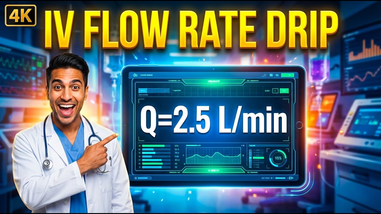 Iv Flow Rate Drip Interactive Calculator