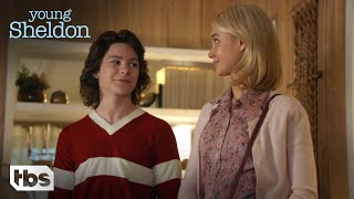 Veronica Stays With Georgie And The Coopers (Clip) | Young Sheldon | TBS