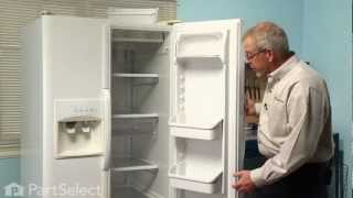 Refrigerator Repair - Replacing the Door Shelf Bin (Frigidaire Part # 240324501)