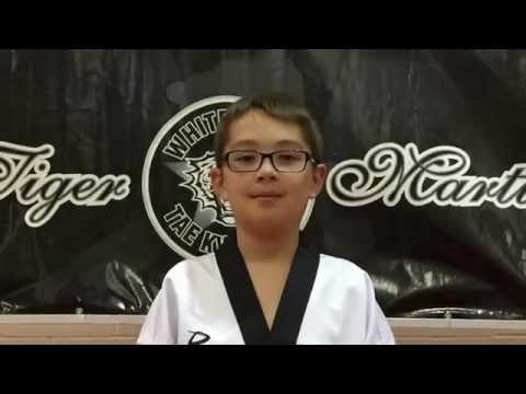 Jordan's 2nd Degree Black Belt Test
