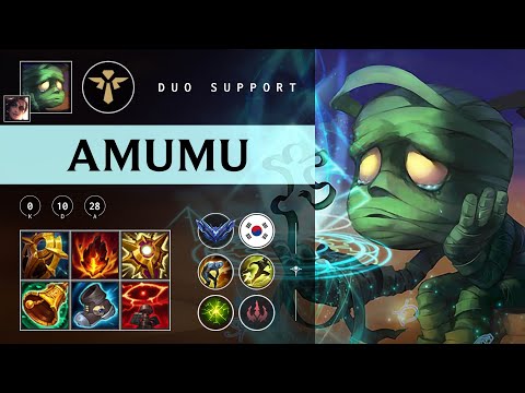 Amumu Support vs Blitzcrank - KR Diamond Patch 25.24