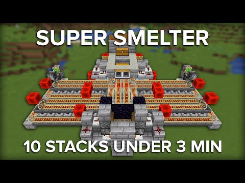 Shulkercraft - Minecraft Fast Super Smelter - 64 Furnace Smelter