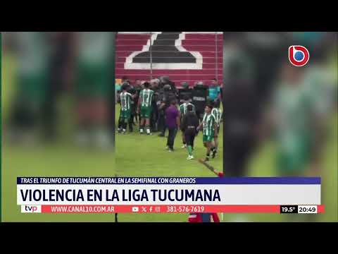 Violencia en la Liga Tucumana: jugador golpeó al árbitro tras la semifinal