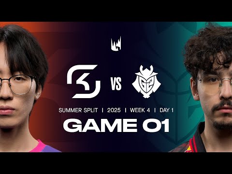 SK v G2 | 2025 LEC Summer | Week 4 Day 1 | SK Gaming vs. G2 Esports Game 1