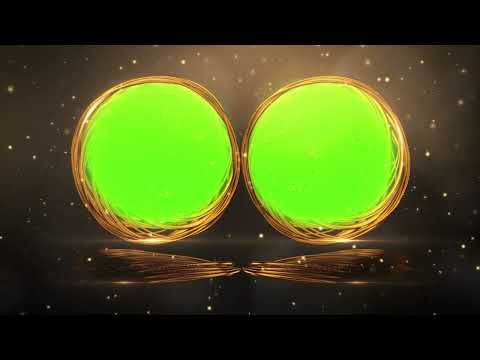 Golden Dust Award Show with Green Screen / green screen