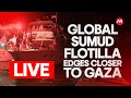 LIVE Global Sumud Flotilla Edges Toward High Risk Waters Near Gaza