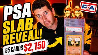 85 Pokémon Cards $2,150 Invested PSA Reveal for My First Card Show