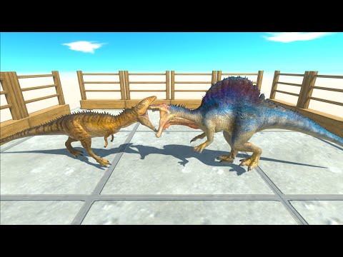 CARCHARODONTOSAURUS vs EVERY UNIT - Animal Revolt Battle Simulator ARBS