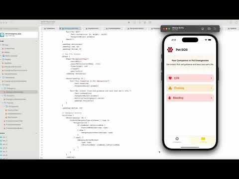 Pet SOS | WWDC Swift Student Challenge 2025