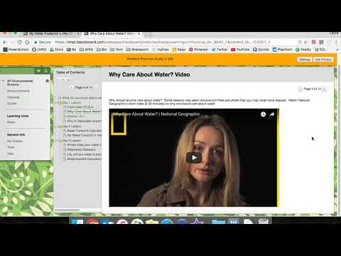 Blackboard Learning Modules Unit Walkthrough