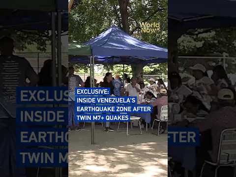Exclusive: Inside Venezuela's earthquake zone after twin M7+ quakes #worldnow
