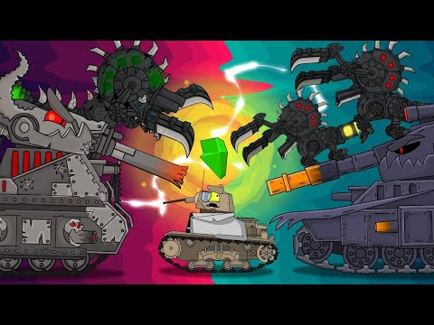 ALL EPISODES of Italian Scientist in Leviathan World and Morok + Bonus Ending - Cartoons about Tanks