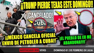 Download lagu DOMINGAZO! TRUMP PIERDE TEXAS ¡MÉXICO ES OFICIAL SE CANCELA ENVIO DE PETROLEO A CUBA! SHEINBAUM HOY mp3 Download lagu DOMINGAZO! TRUMP PIERDE TEXAS ¡MÉXICO ES OFICIAL SE CANCELA ENVIO DE PETROLEO A CUBA! SHEINBAUM HOY mp3