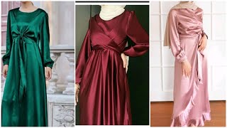 Download lagu Inspirasi baju gamis satin atau kain mengkilap model Kekinian mp3