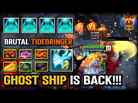 7.39C GHOST SHIP IS BACK!!! EPIC Carry Kunkka Radiance + AC Build | Brutal TideBringer DOTA 2