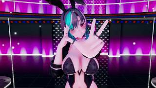 【MMD】【紳士向け】バニー輪堂千速　Booo！【Vtuber】