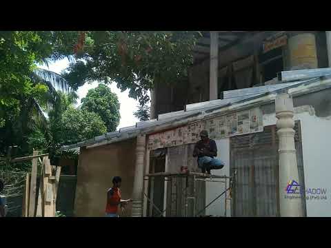 Mr.Premarathna's House Veranda Roofing Work