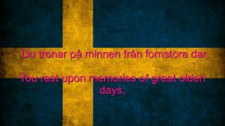 Sweden National anthem English lyrics