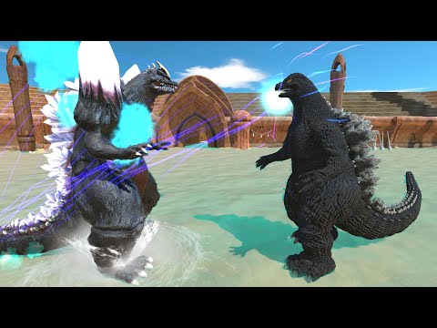 Who is The Boss? - Space Godzilla vs Heisei Godzilla - Animal Revolt Battle Simulator