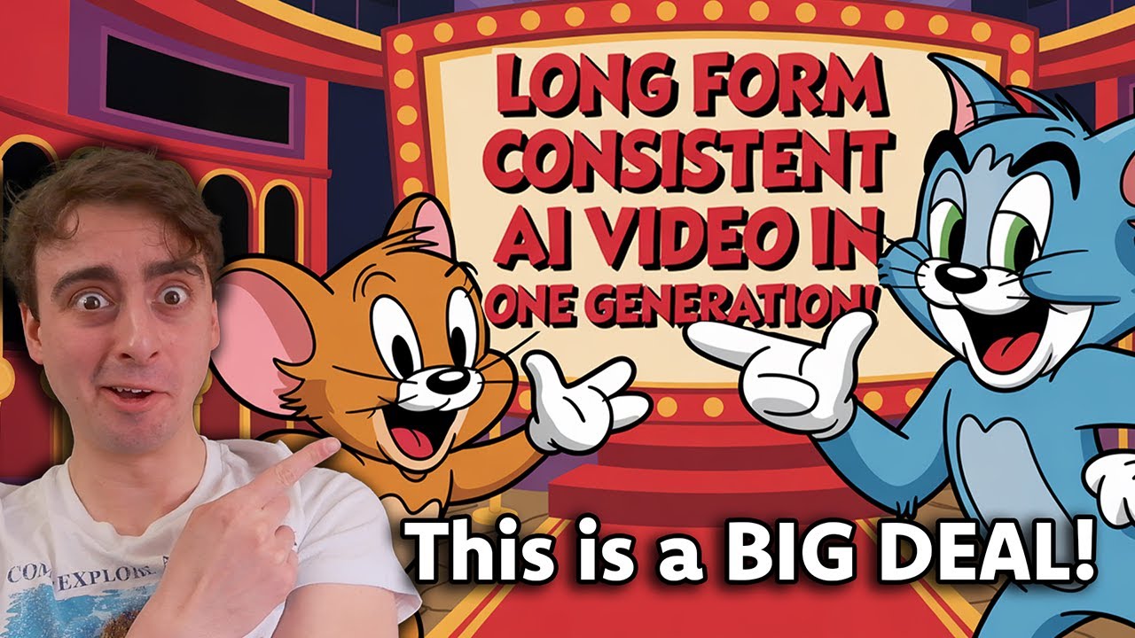 Finally! New AI Video ONE SHOTS Tom & Jerry Cartoons w CONSISTENT STORIES!