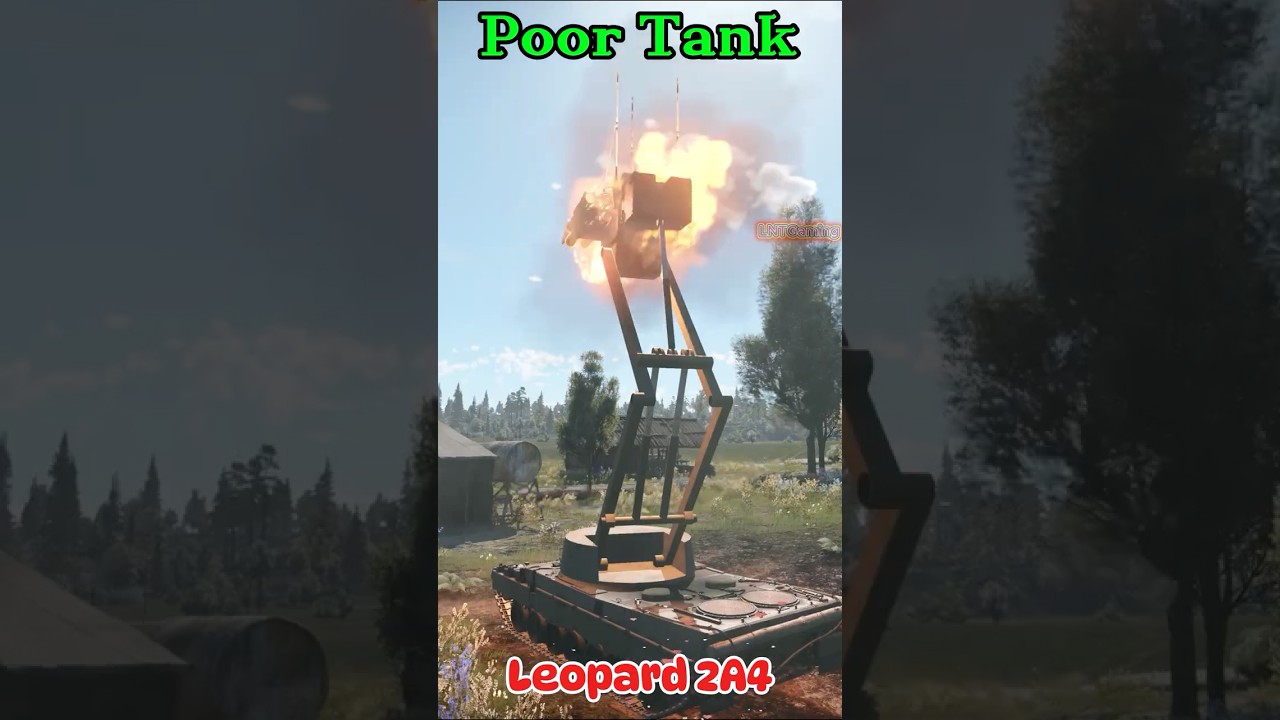 Why the Leopard 2A4 Giraffe is UNSTOPPABLE on the High Ground! #military  #simulator