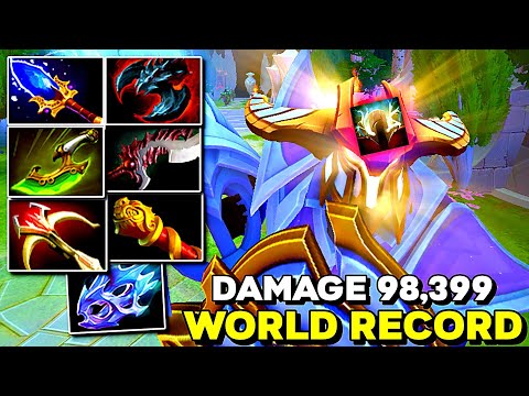 WORLD RECORD DAMAGE 98,399 Sven Extreme Late Game + Comeback Pure Farming Carry Boss - Dota2